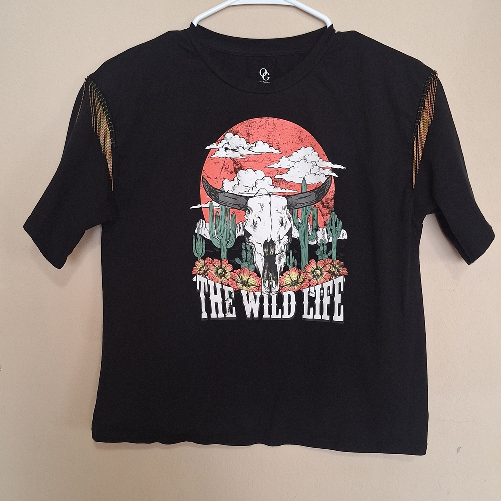 The Wild Life Black Graphic Tee